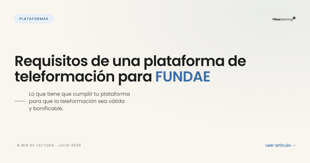 Destacada _ Requisitos de una plataforma de teleformacion para FUNDAE